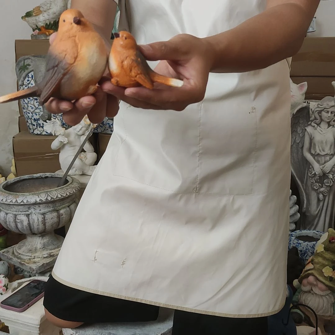 合成树脂小鸟一对