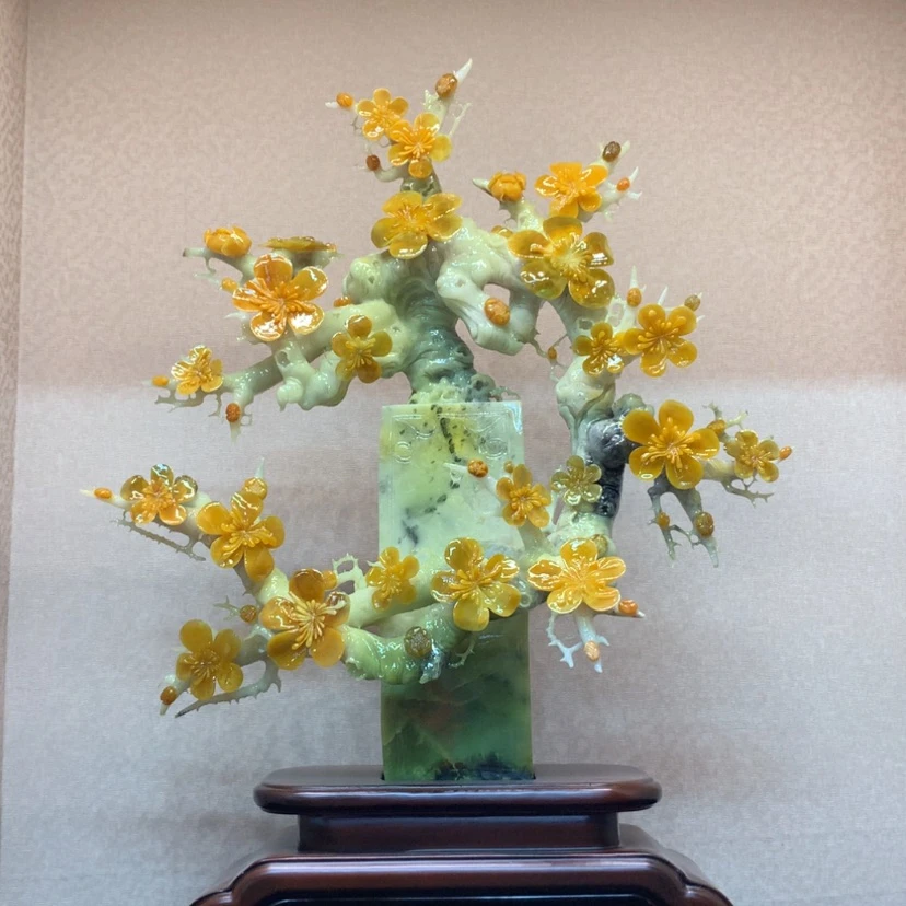 【闪购商品】未镶嵌蛇纹石玉摆件覆膜