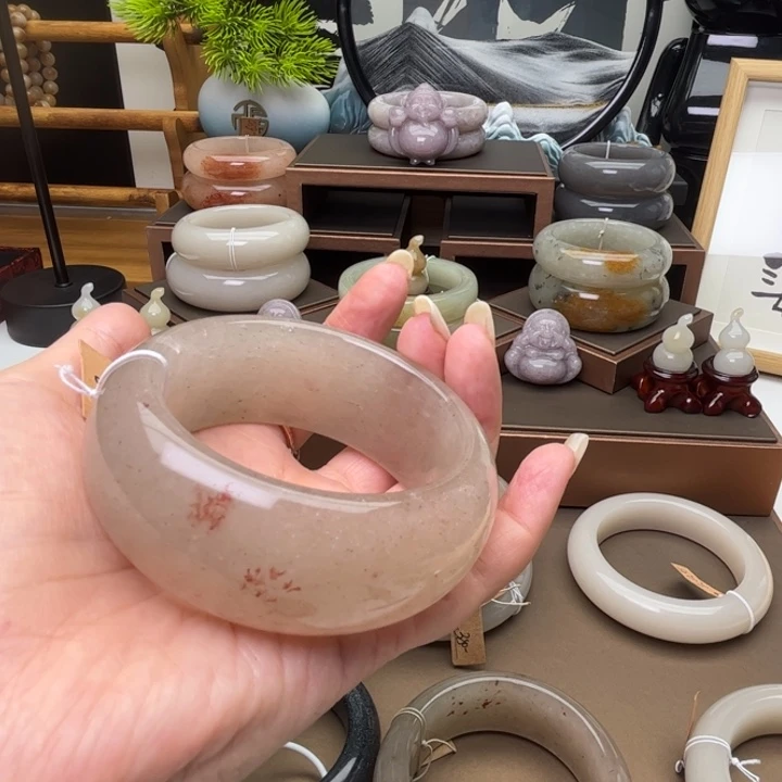 ****️合金手镯石英岩玉