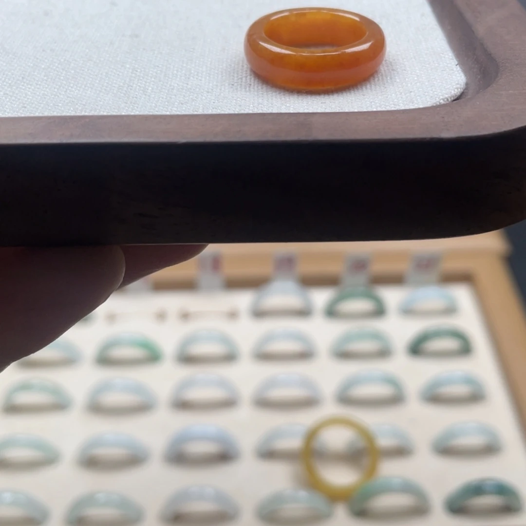 翡翠戒指未镶嵌30 号 9 港码 14.2 内径