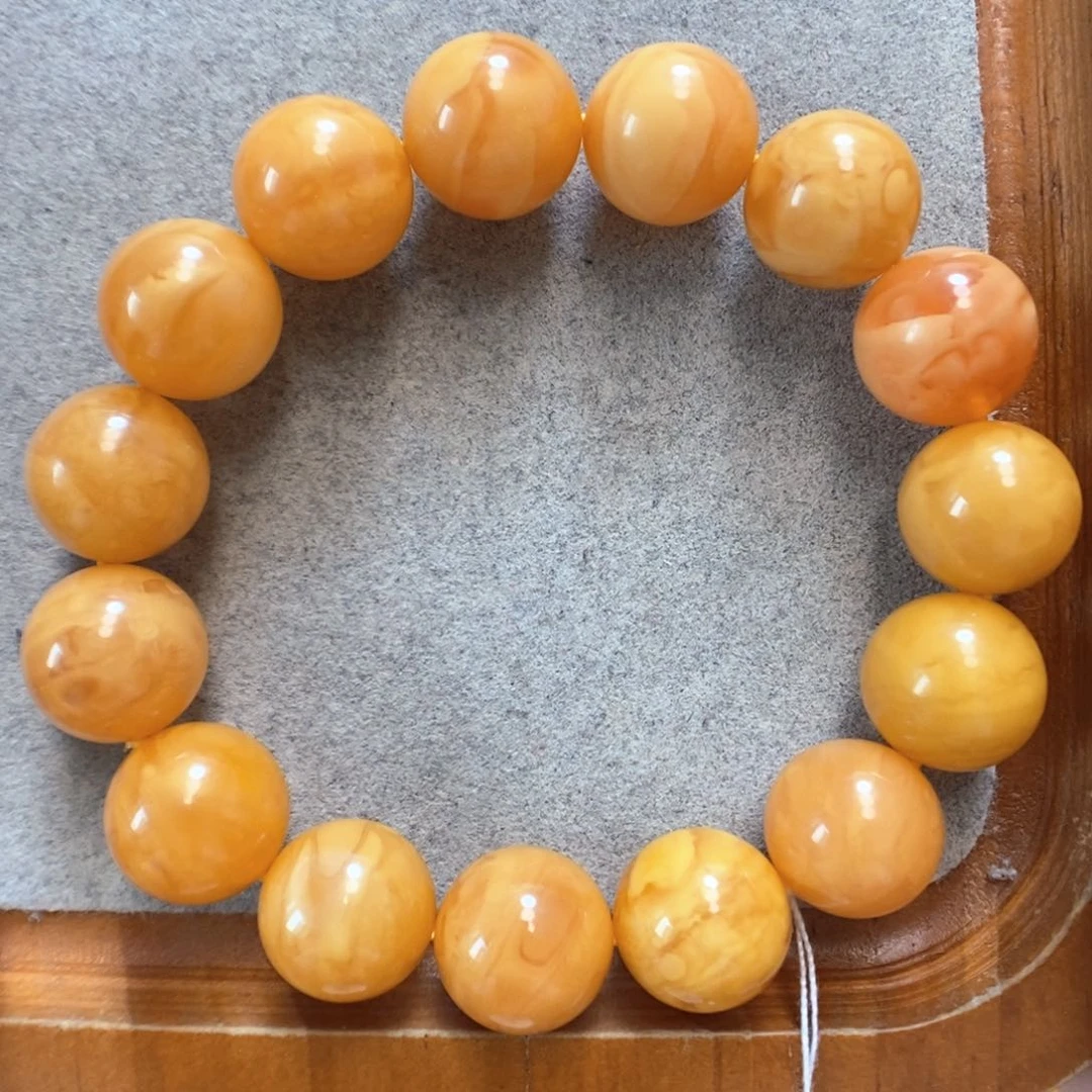 未镶嵌蜜蜡手串蜜蜡手串
