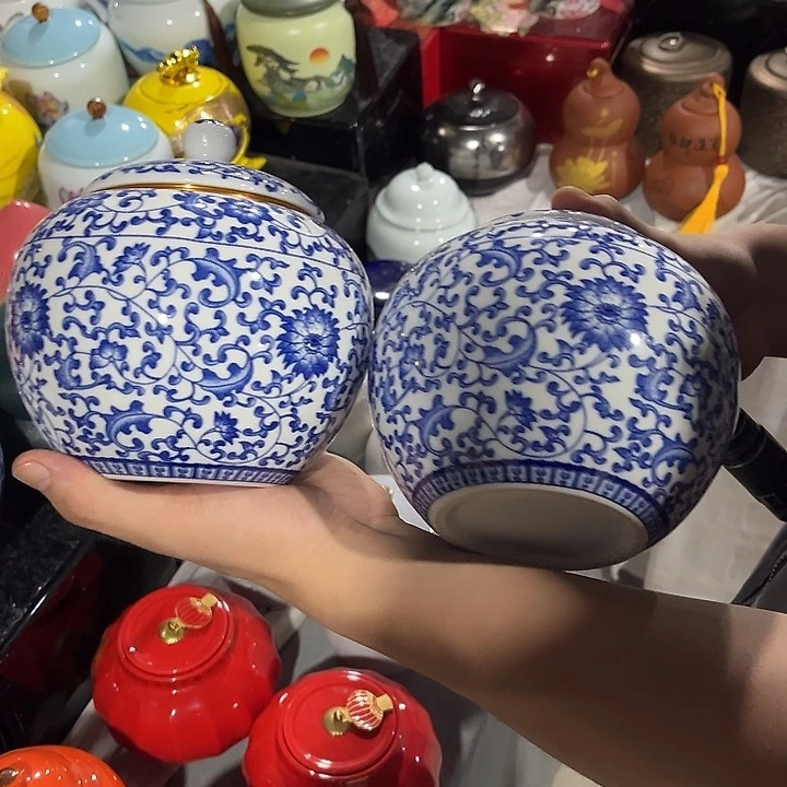 罐司宴陶瓷精选高档陶瓷茶叶罐