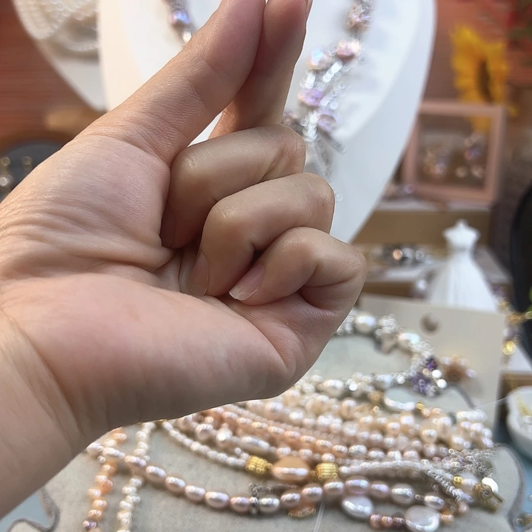 淡水珍珠手绳钛钢