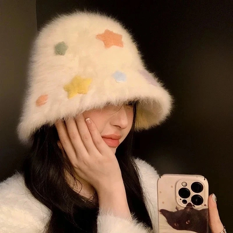 清货帽子合集-渔夫帽盆帽小怪兽针织帽雷锋帽零下秋冬保暖显脸小