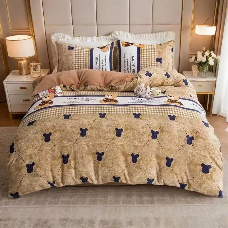 【试睡三十天】2025爆款牛奶绒轻奢舒适被子 挚爱萌熊