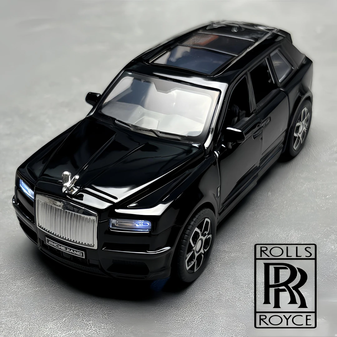 【劳斯莱斯 库里南】1:32 BB版银女神合金汽车模型静态车模摆件礼物