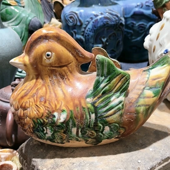 瓦当摆件摆件茶茶包陶瓷