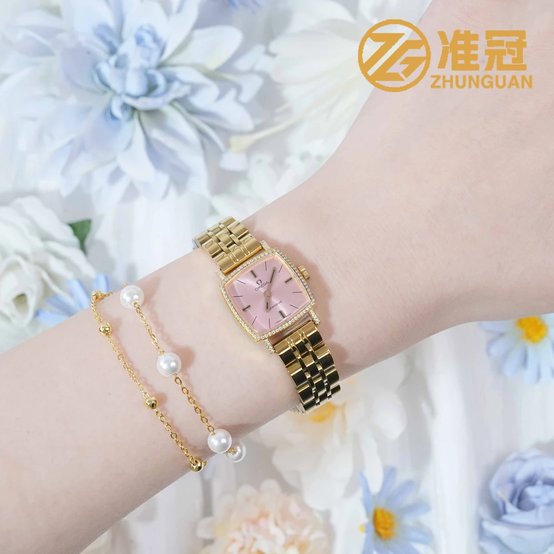 95新 Omega/欧米茄 20mm手动机械JM6453日内瓦后钻瑞士名表