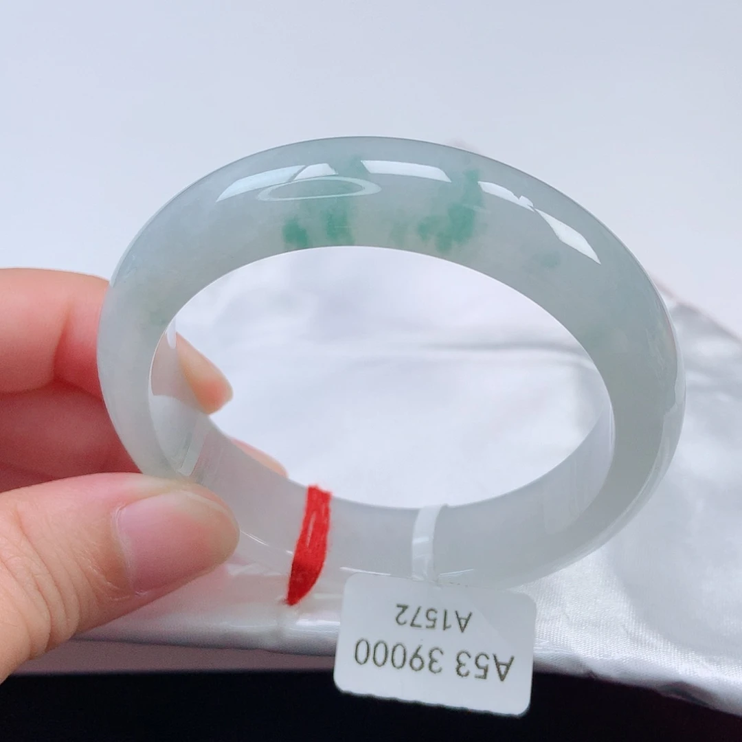 未镶嵌手镯翡翠53正圈