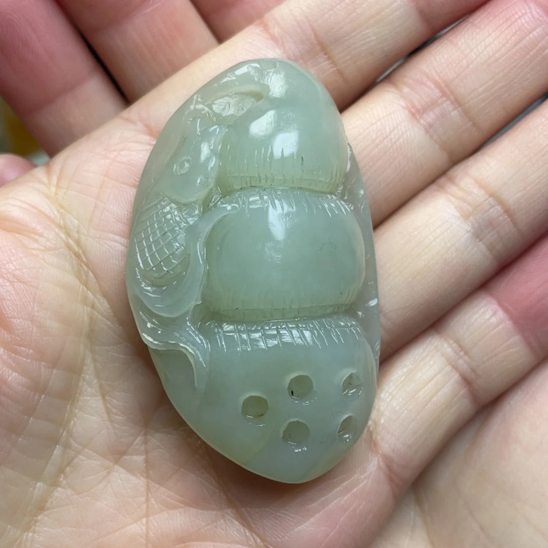 吊坠(不含链)未镶嵌和田玉