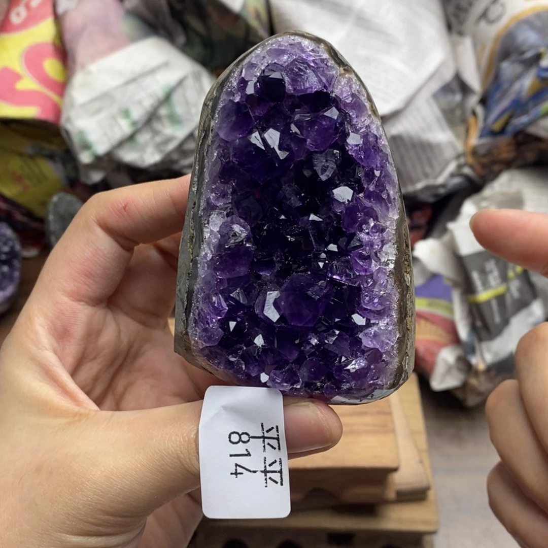 紫晶珠宝半成品未镶嵌