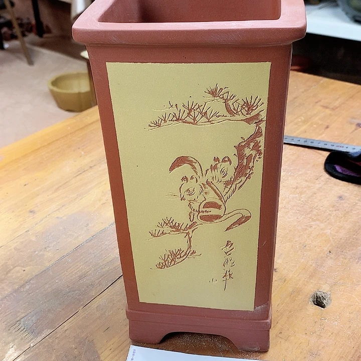 紫砂花盆紫砂花盆