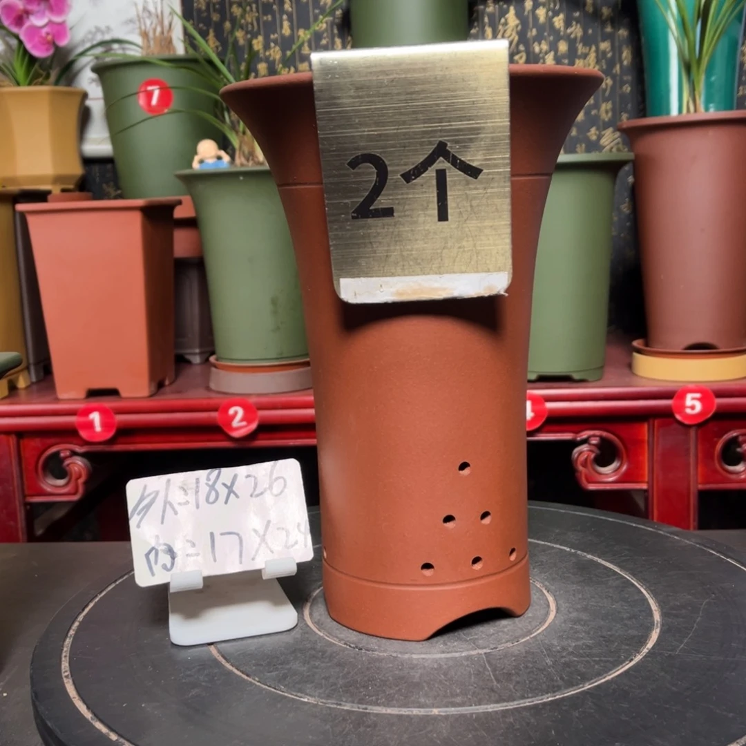 紫砂花盆紫砂花盆
