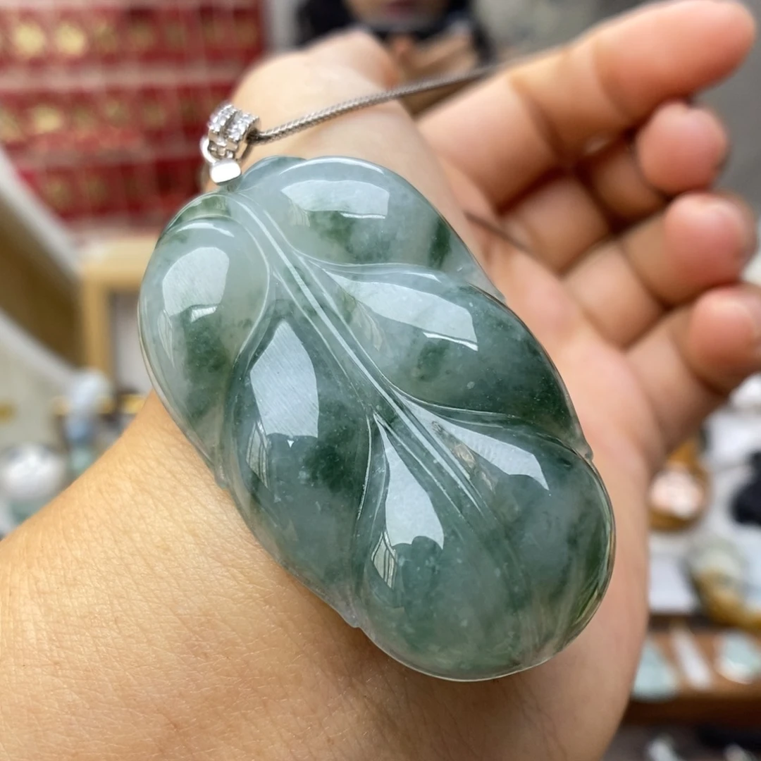 【闪购商品】颈饰银S925镶嵌翡翠21