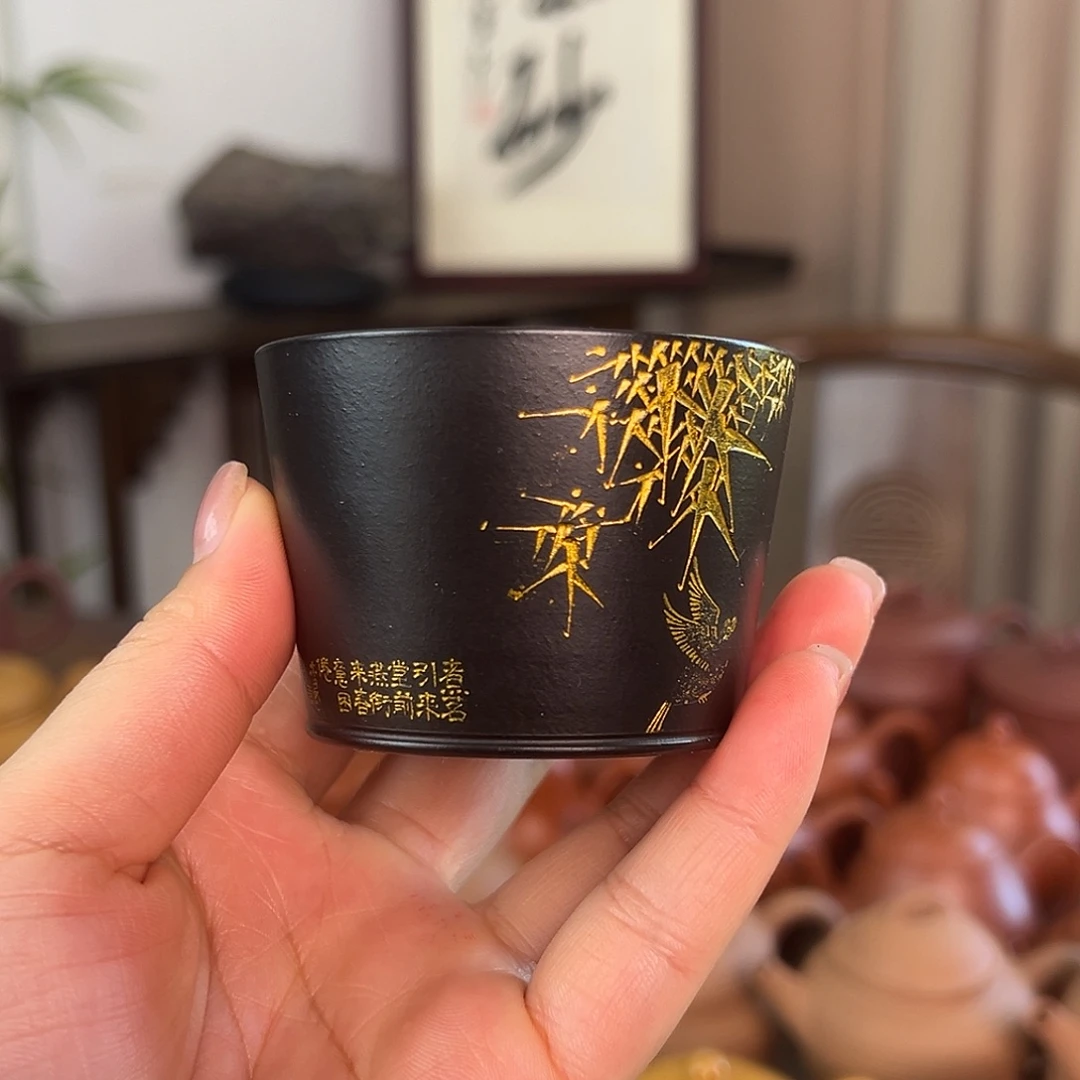 茶壶紫砂精品原矿全手工捂灰朱泥主人杯