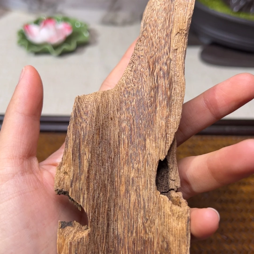 沉香碎屑沉香海南临高老虫漏34克