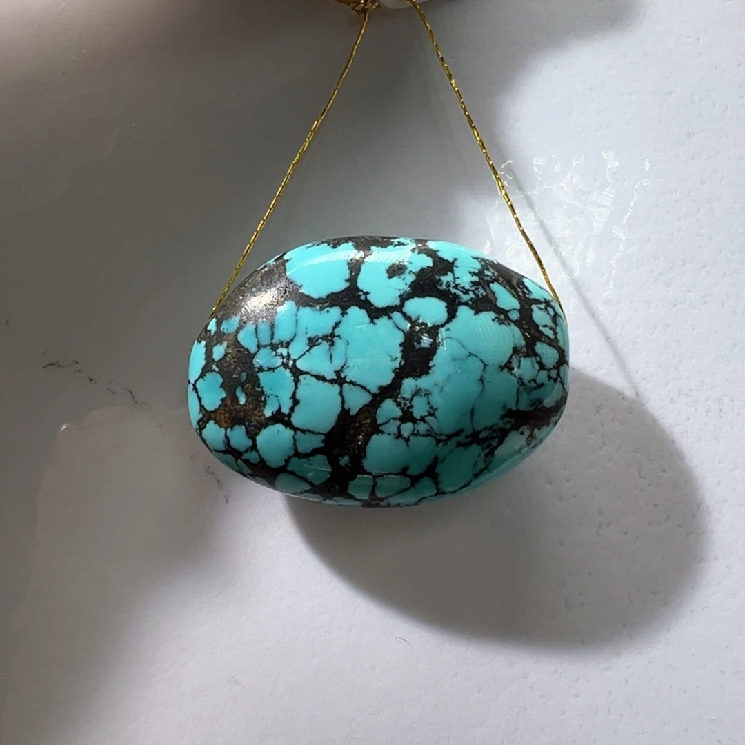 绿松石未镶嵌挂件