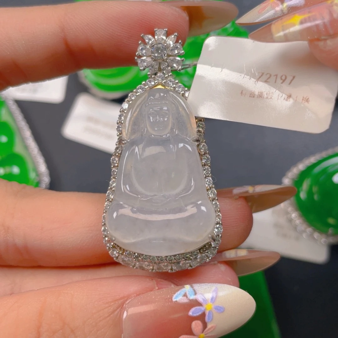 【闪购商品】颈饰银S925镶嵌翡翠翡翠