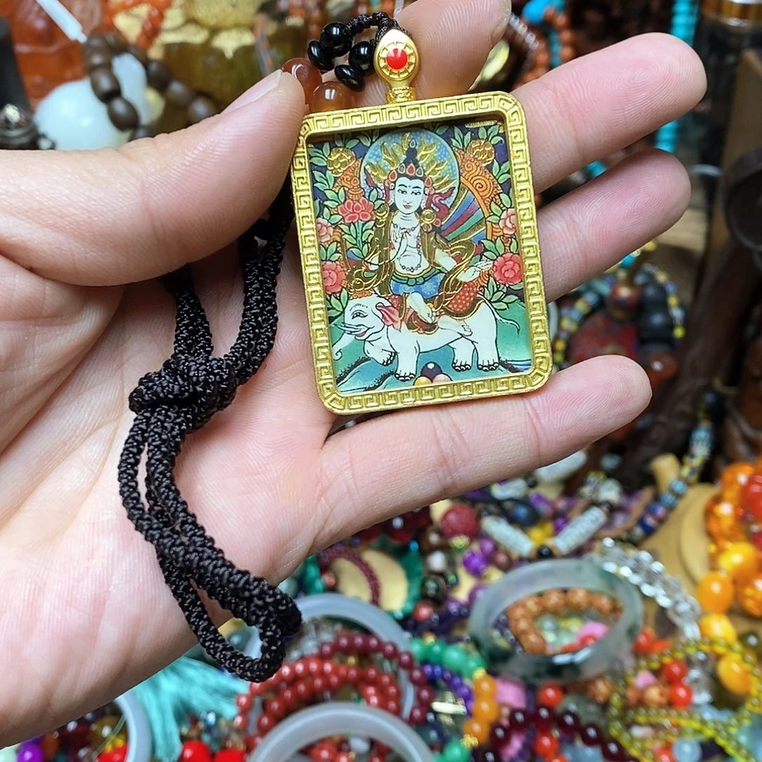 滴血莲花菩提吊坠