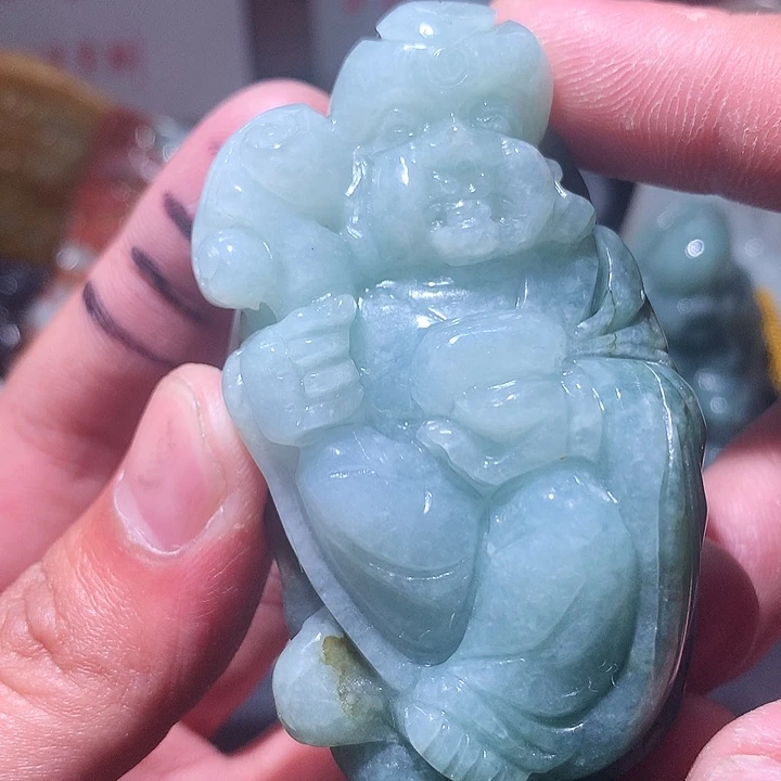 翡翠未镶嵌颈饰保真天然a货翡翠