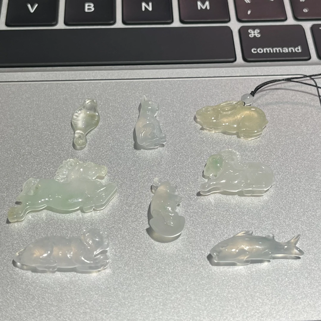 优翠珠宝冰种翡翠生肖动物可爱萌宠按图选