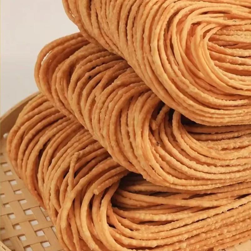 手工馓子淮安茶馓撒子金丝馓子苏北特产麻花酥脆糕点安徽特产馓子