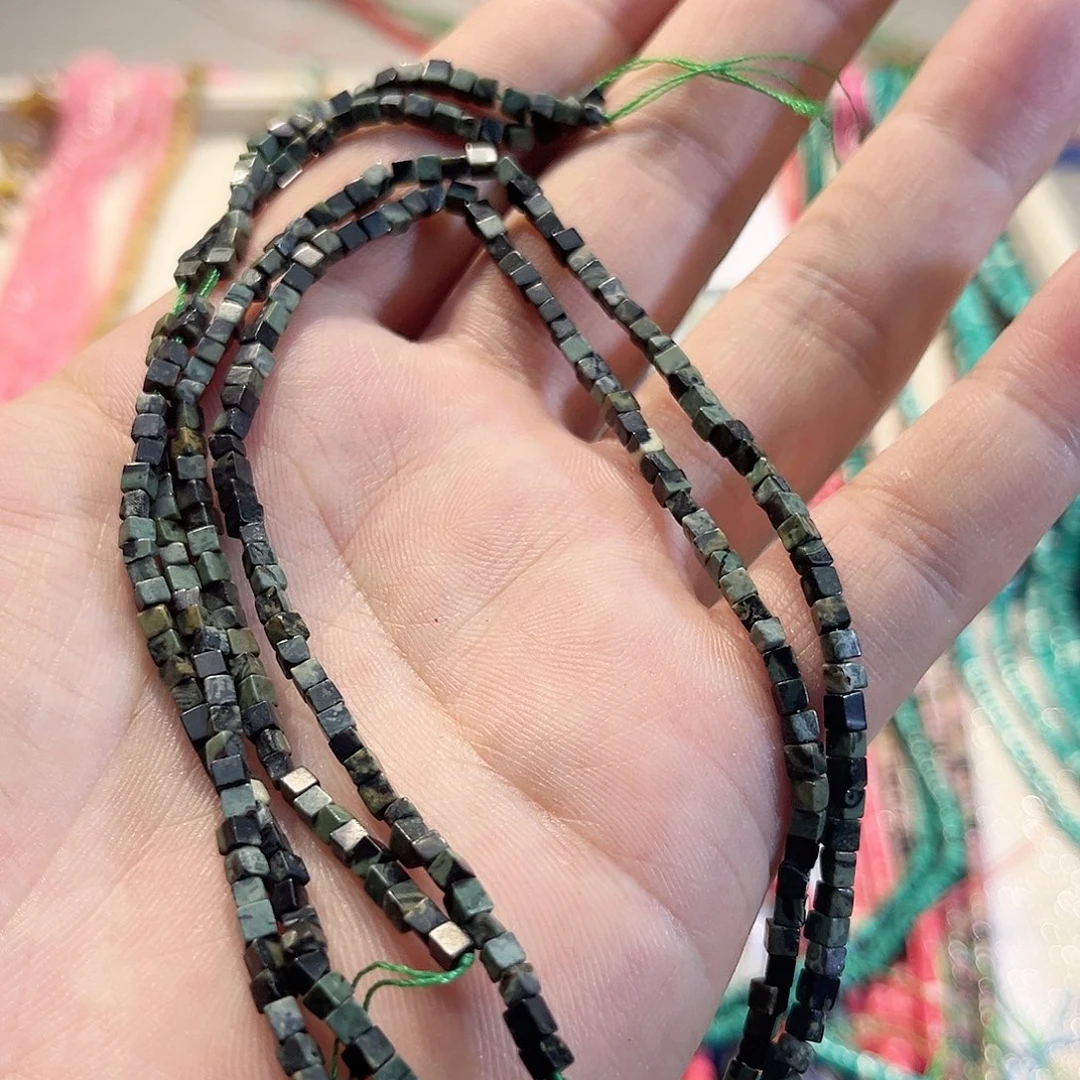 玛瑙/玉髓合金珠宝半成品印度玛瑙方糖2.3mm