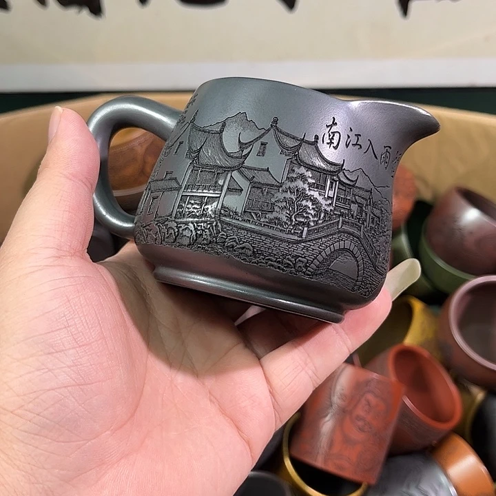 茶杯紫砂全手工紫砂主人杯
