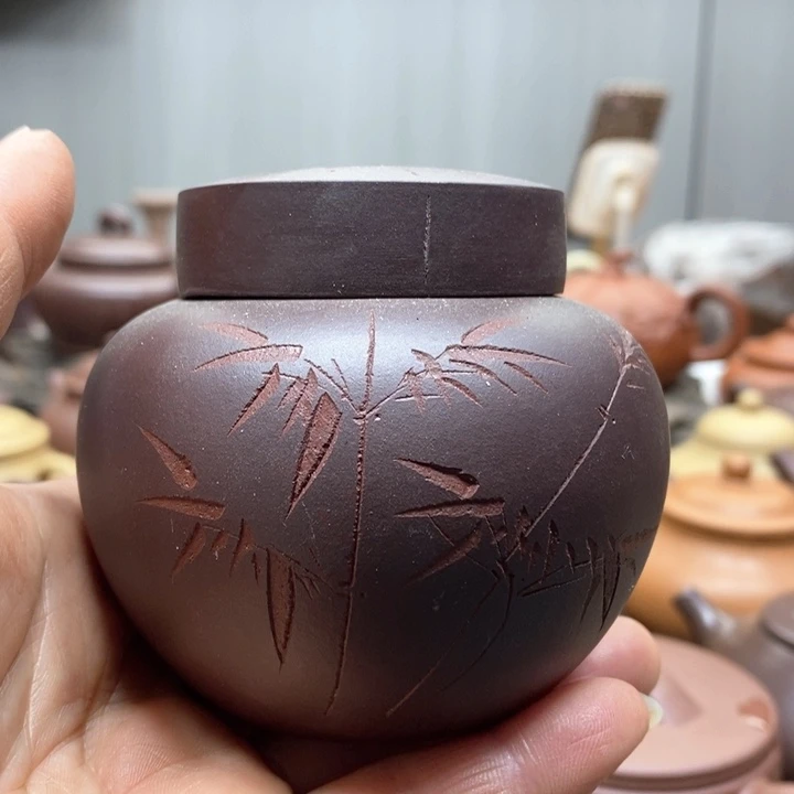 紫砂茶壶船*8原矿紫砂壶