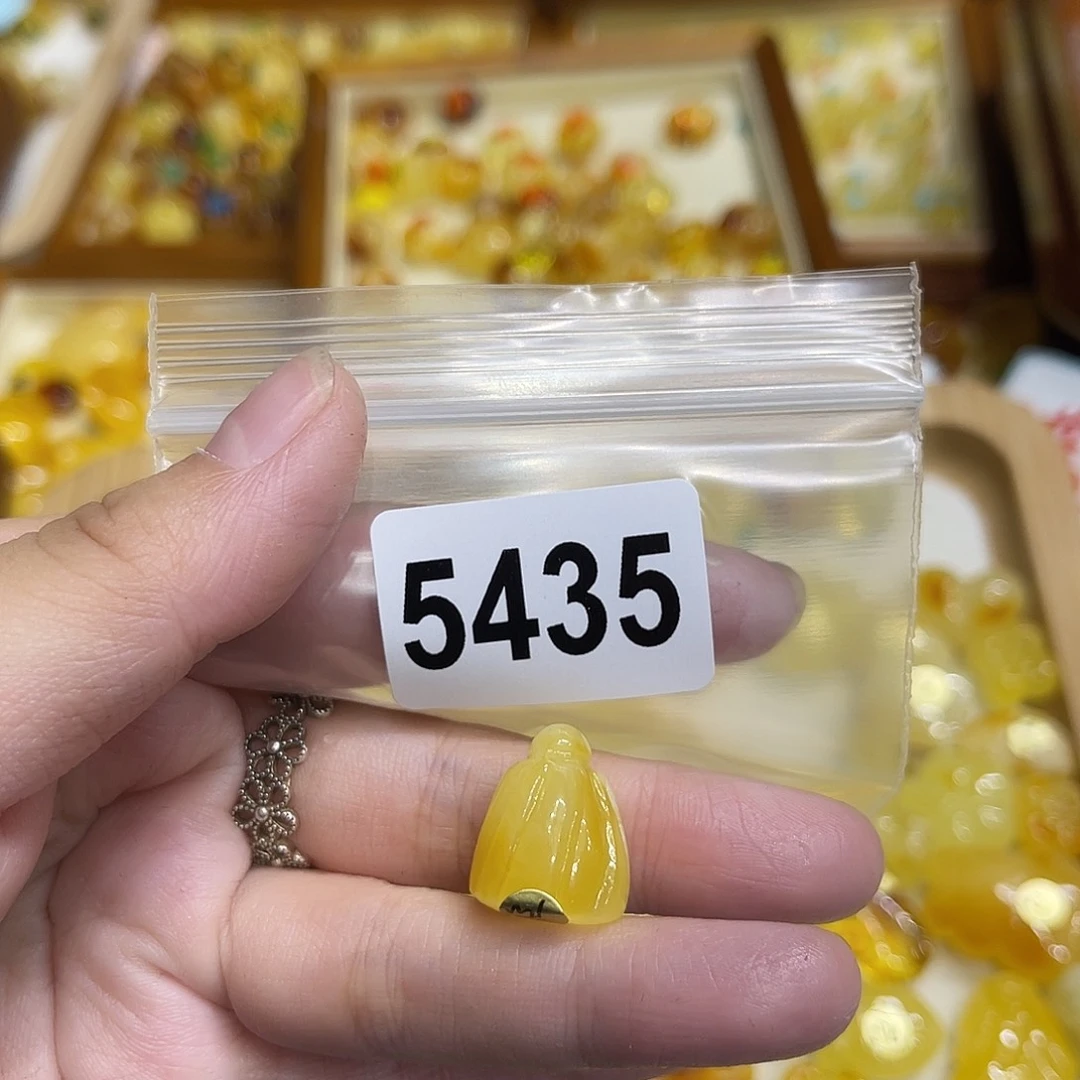 琥珀未镶嵌颈饰蜜蜡
