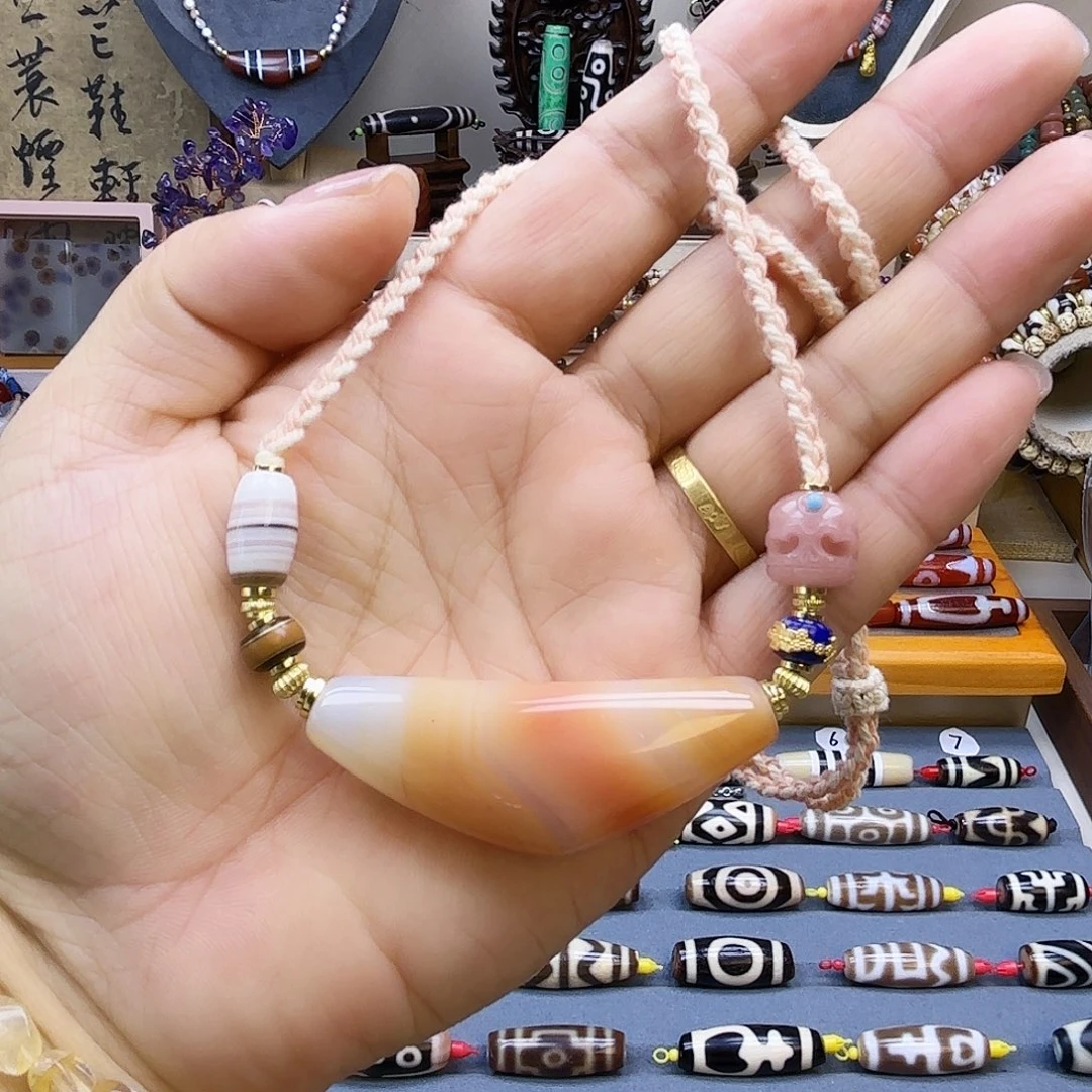 玛瑙/玉髓未镶嵌颈饰