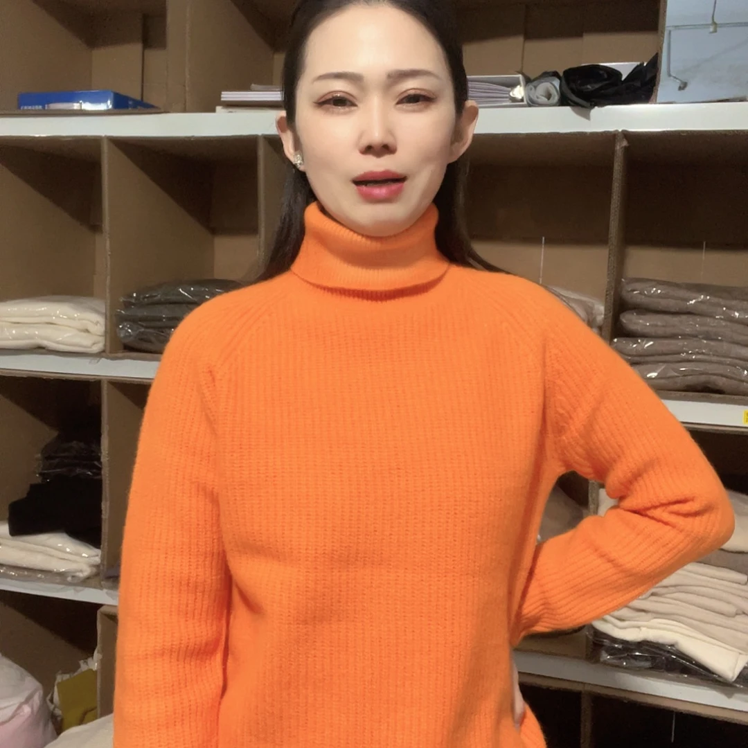 高反领驼色135斤内