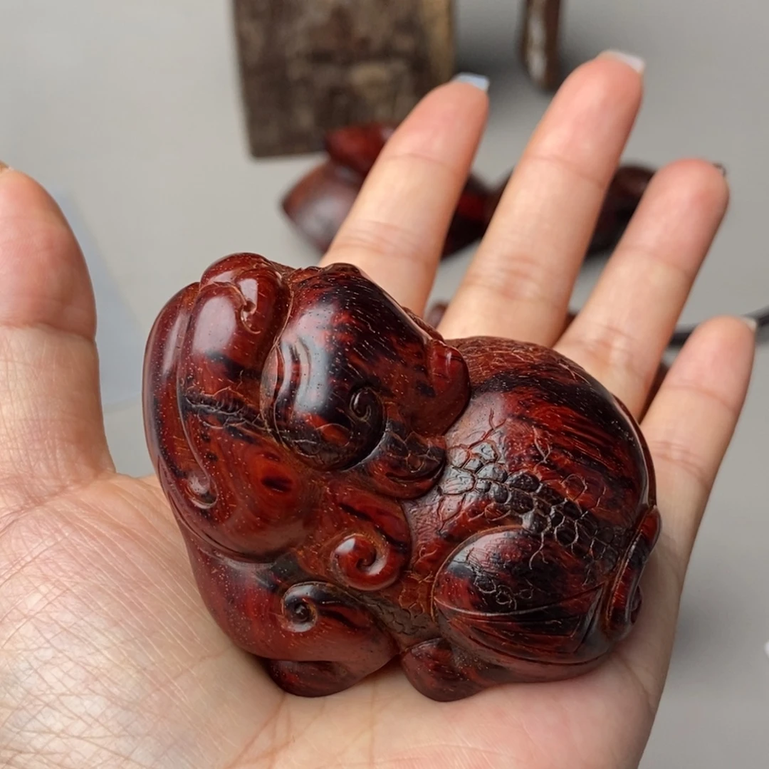 随***风小叶紫檀手串/手链谛听