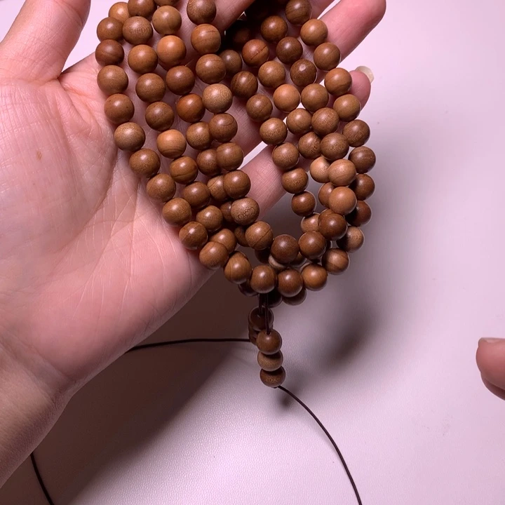 檀香木手串/手链檀香0.8/108横纹