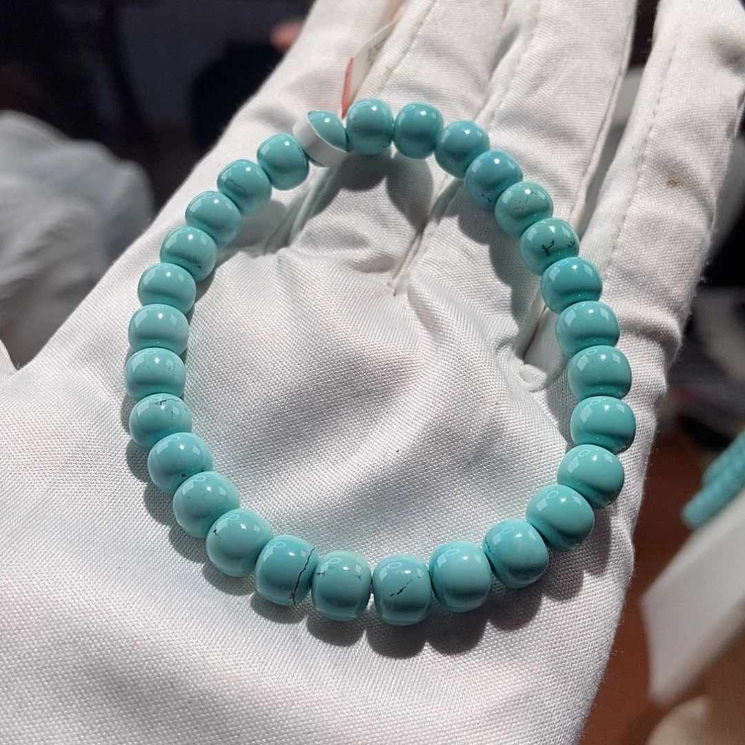 绿松石未镶嵌老型单圈卡7+