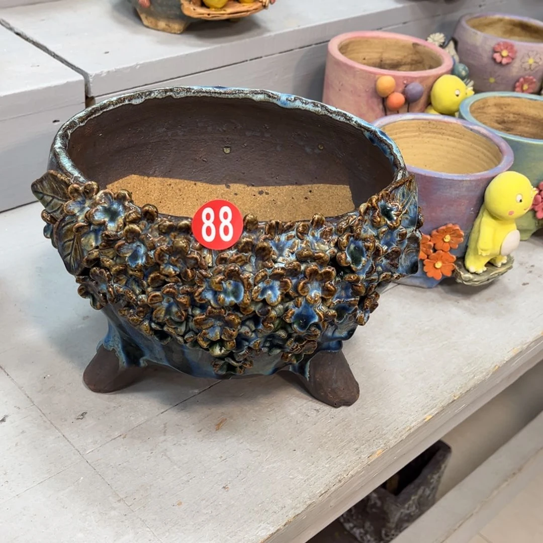陶瓷88 号微瑕特价陶然花器花盆