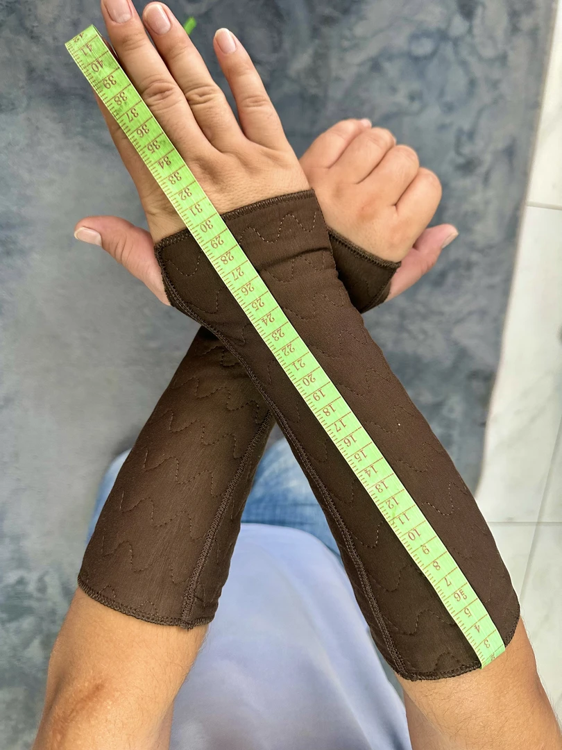 alimuhan/阿丽木汗保暖袖套加绒秋冬户外高筒老年常规中老年露指