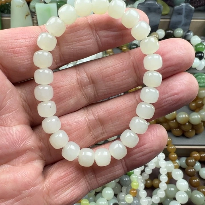 心***水和田玉未镶嵌挂件