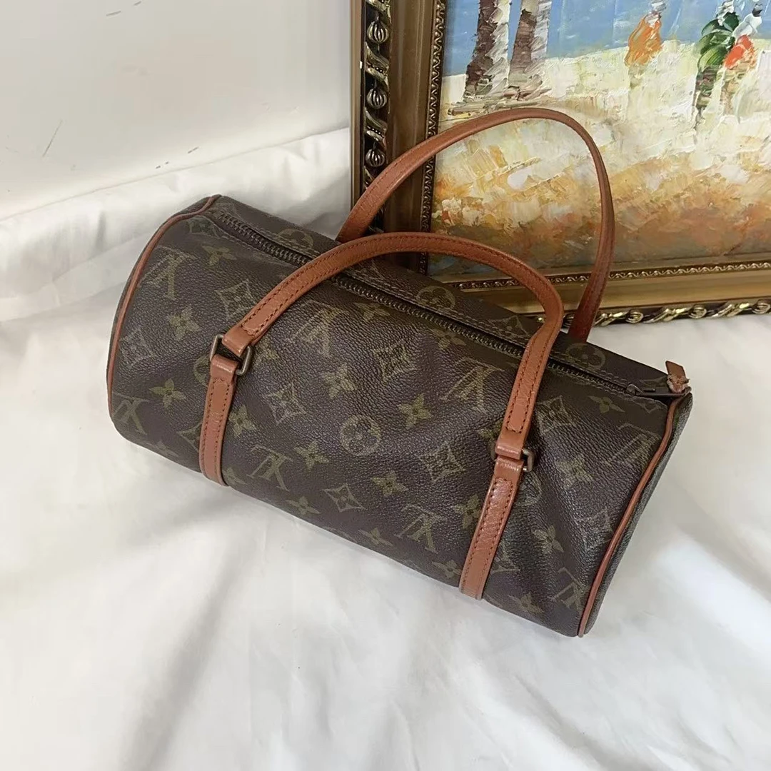 95新 LouisVuitton/路易威登 lv 红皮巴比龙26/95新/全原/聪