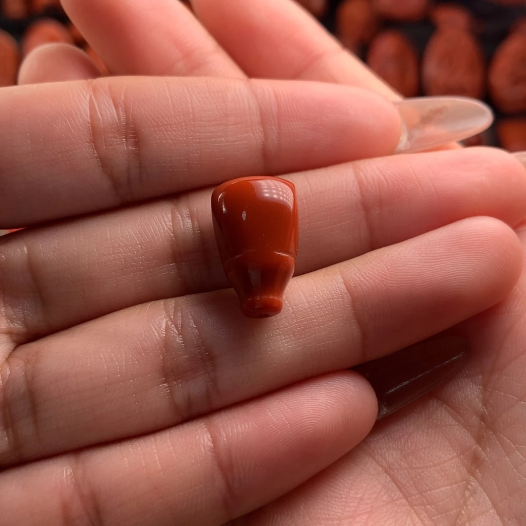 南红玛瑙三通11+未镶嵌泓*