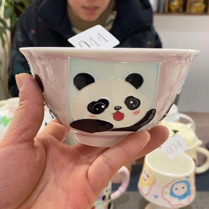 杯景德镇釉下彩手绘