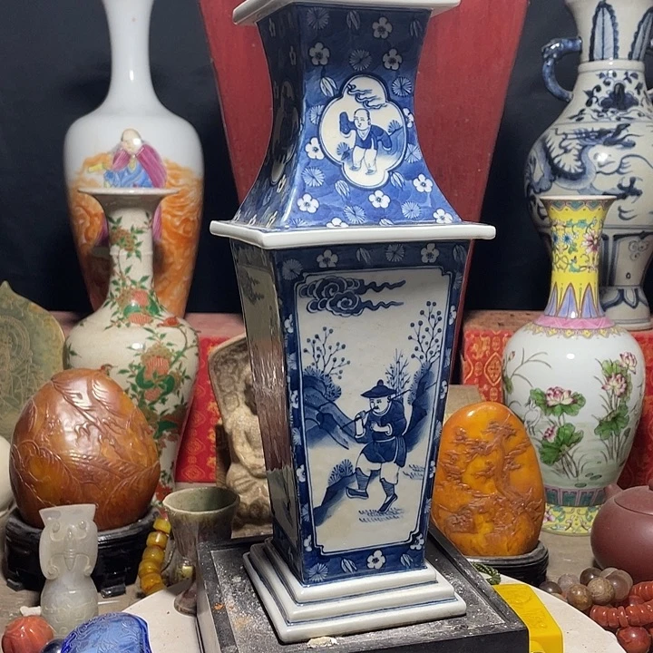 瓷片青花瓷器手工制作