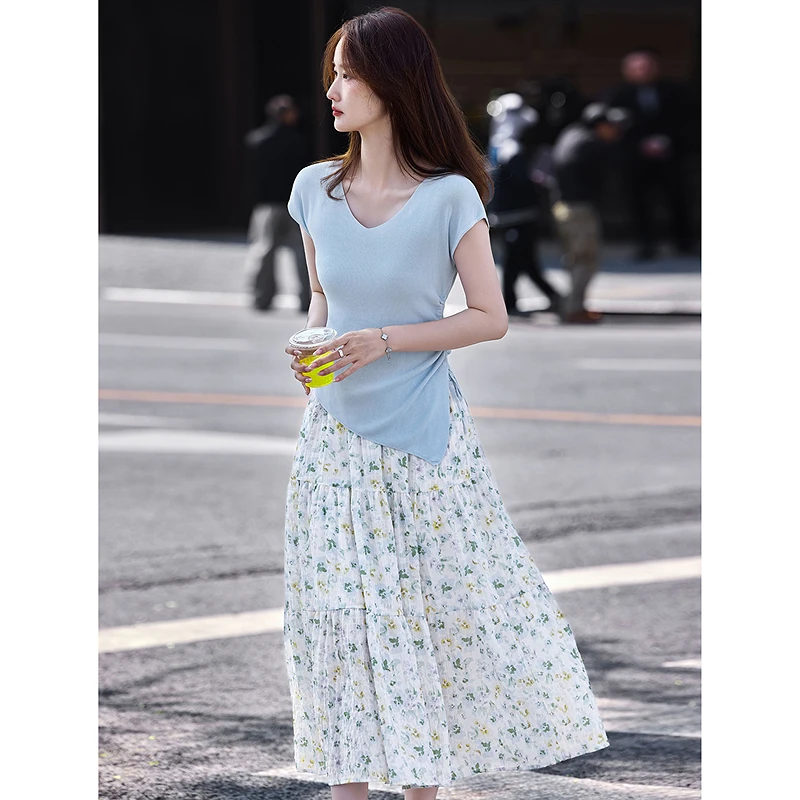 苏醒的乐园时尚气质套装夏季轻奢高级感洋气衣服女爆款SXTZZ25032