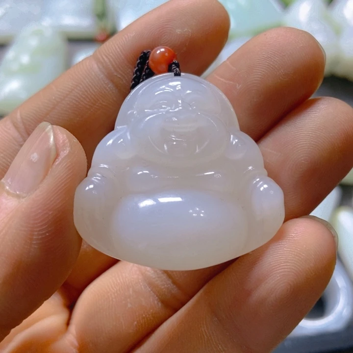 和田玉（白玉）颈饰未镶嵌