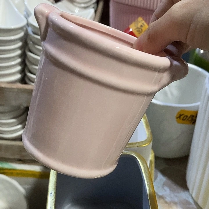 摆件陶陶盆有孔 瑕疵介意勿拍