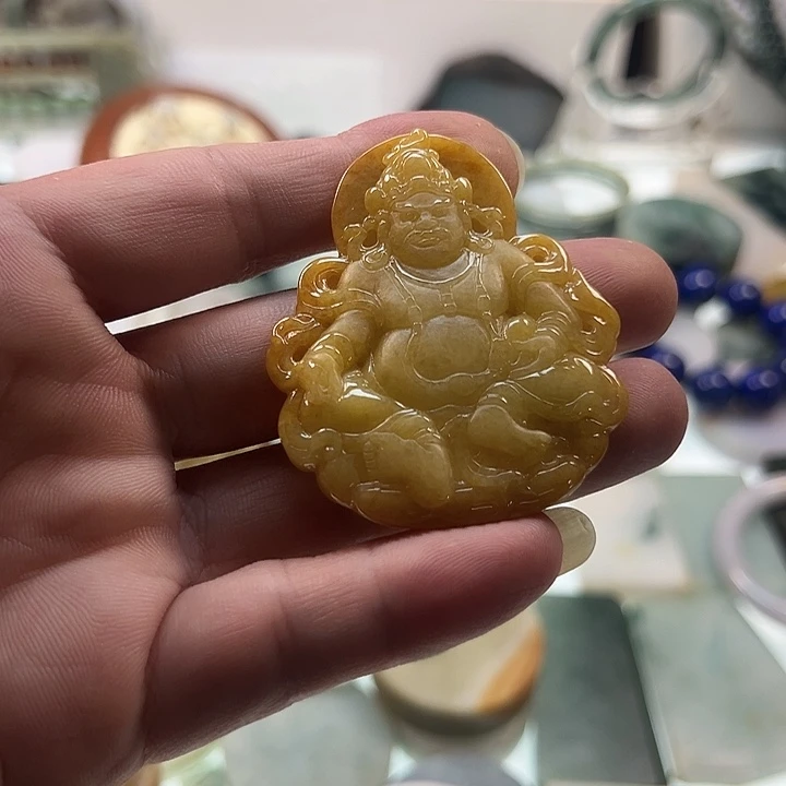 曾***经翡翠未镶嵌挂件毛