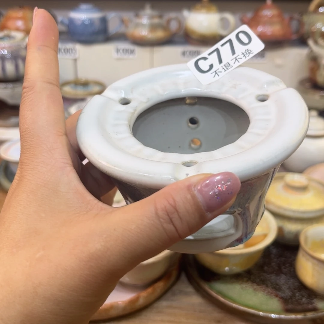 白泥茶杯瘦***圈陶瓷艺术