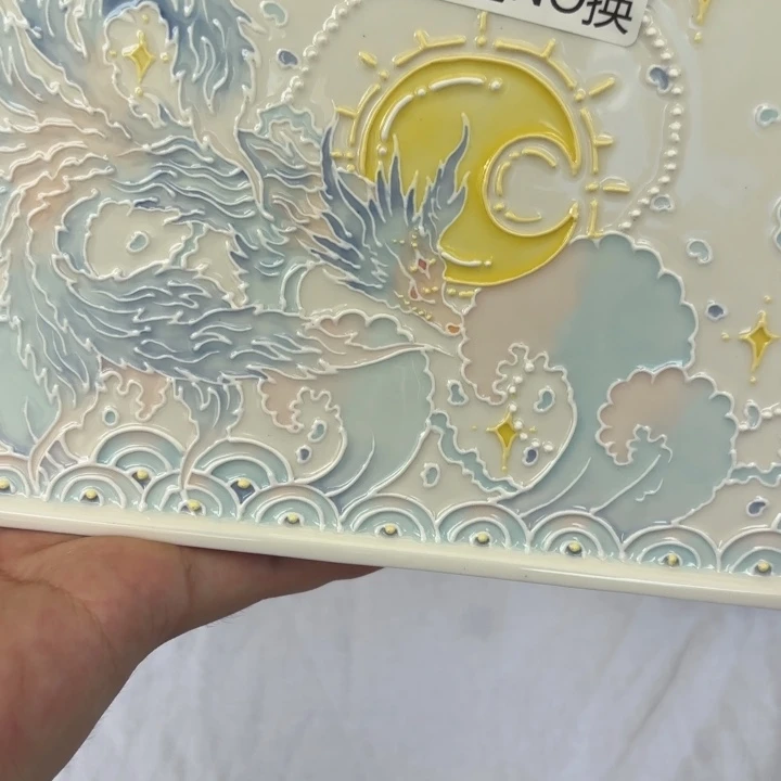 落***儿钢化玻璃景德镇好看的艺术品472