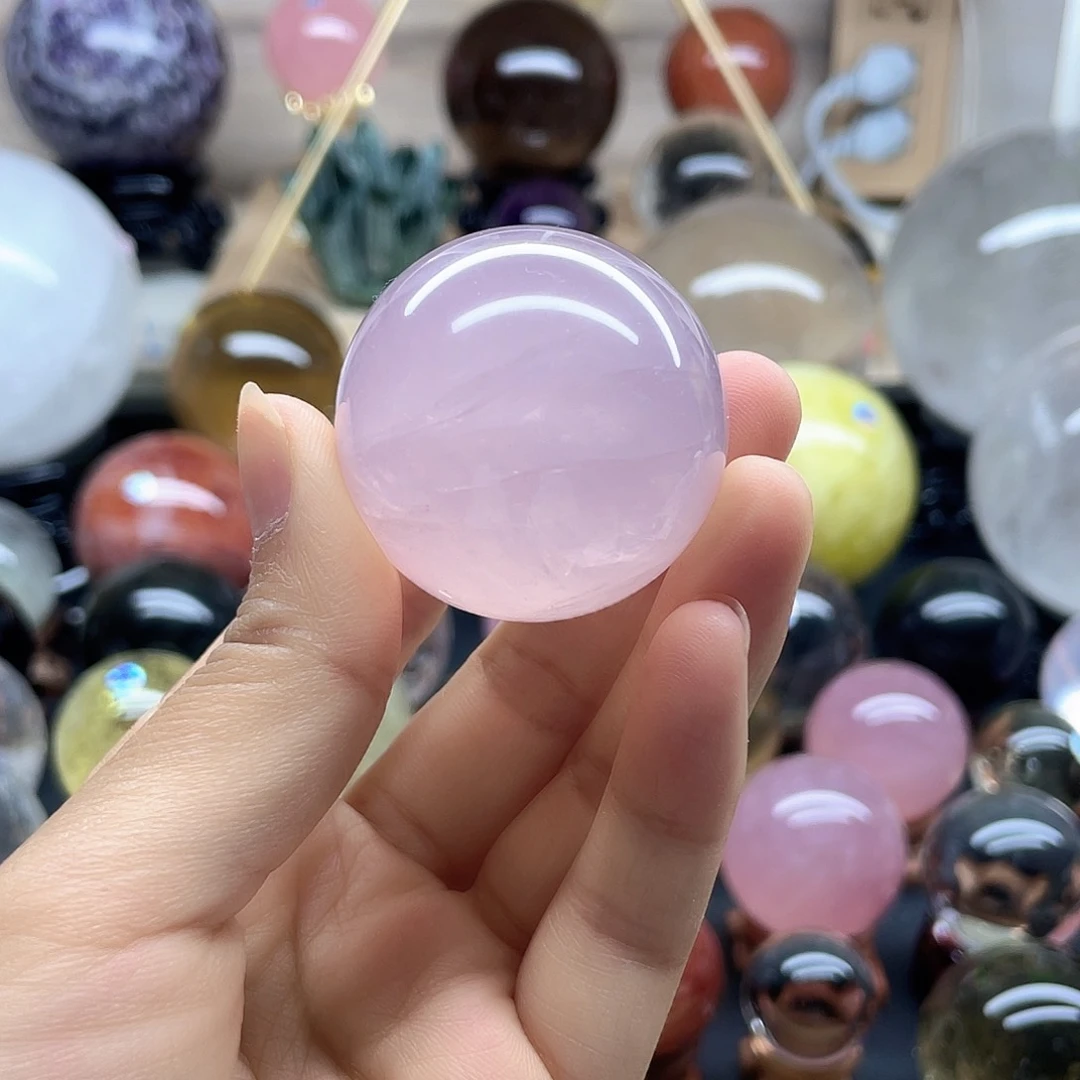 粉水晶卡41十二芒星未镶嵌水晶