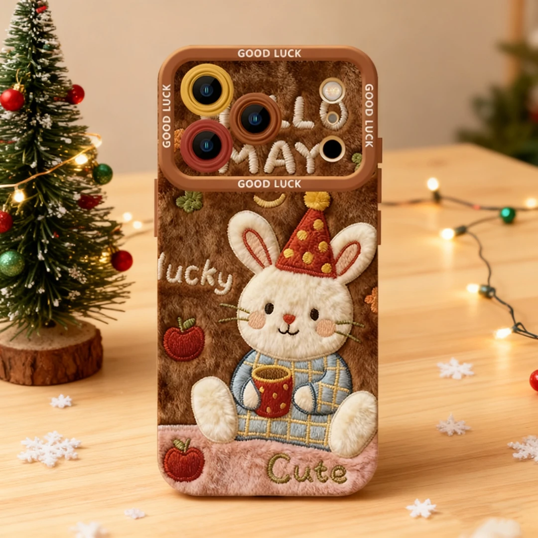 圣诞氛围适用17手机壳iphone16新款pro可爱15卡通max女14